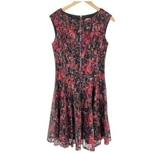 Dressbarn‎ Lace Overlay Poplin Swing Dress